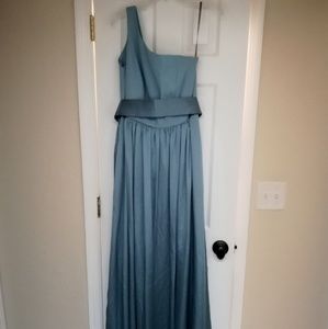 Vera Wang one shoulder dress